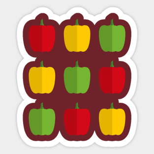 Bell Pepper Fiesta Sticker